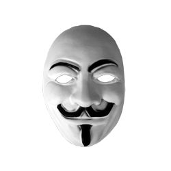 Máscara Goma eva: Anonimous...
