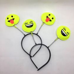 Vincha con antenitas Emoji x1